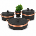 Conjunto de Panelas de Pedra – Cozinha Versátil