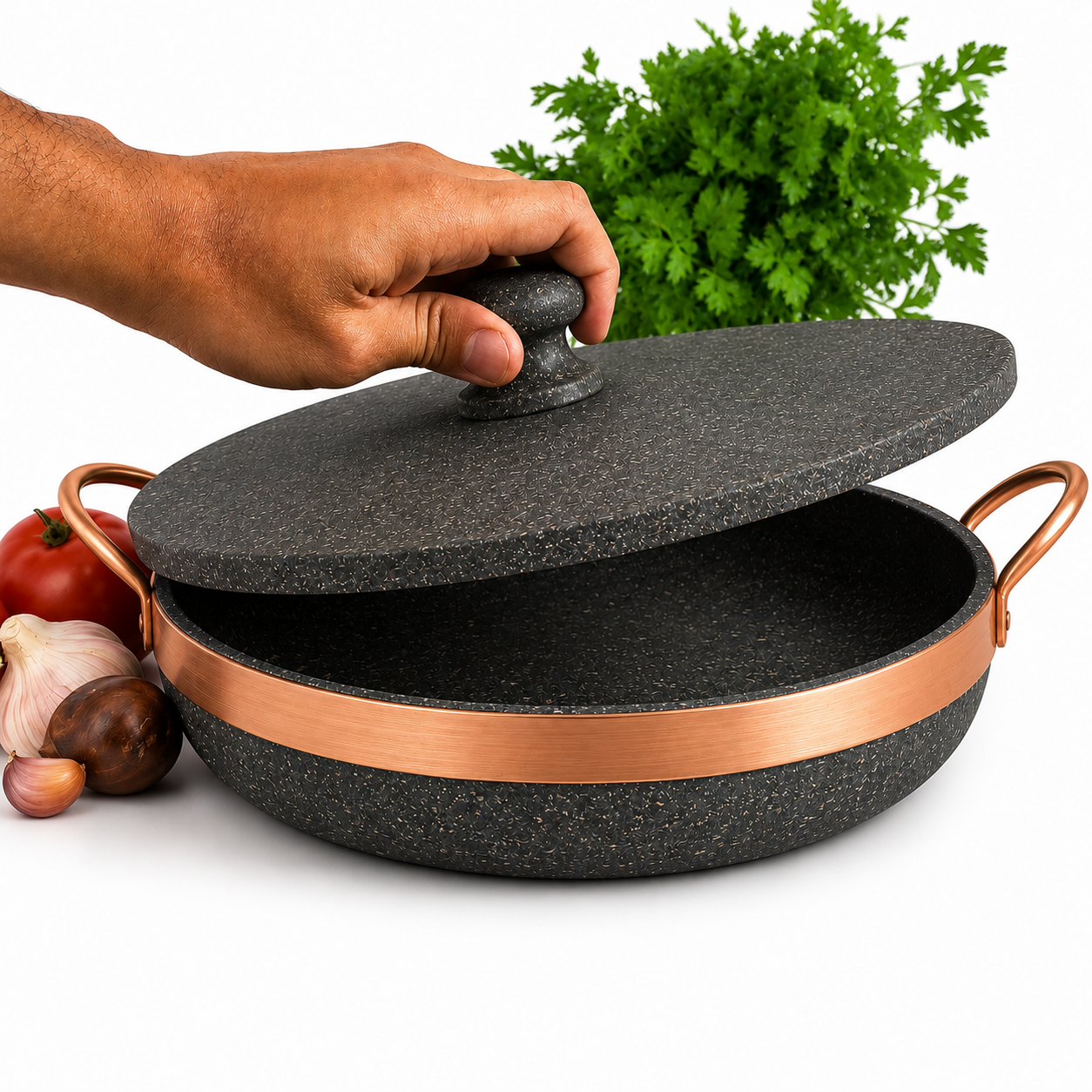 Conjunto de Panelas de Pedra – Cozinha Versátil