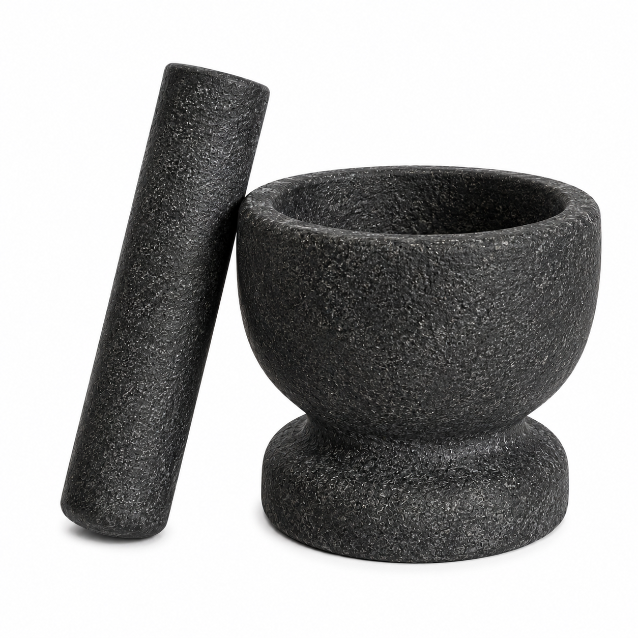Conjunto Completo de Panelas de Pedra – 5 Peças + Pilão