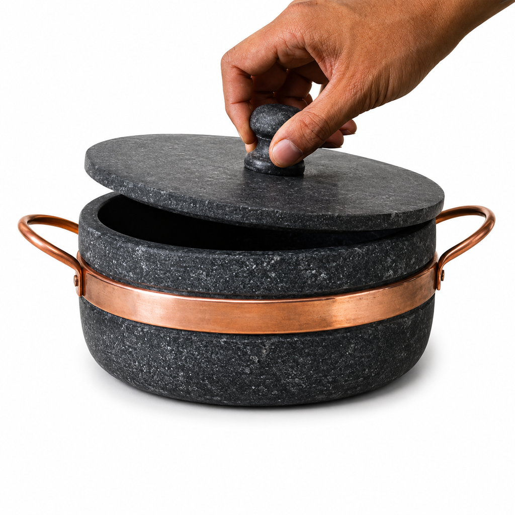 Conjunto de Panelas de Pedra-Sabão – Cozinha dos Sonhos